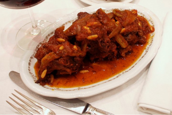 checchino dal 1887 trattoria testaccio mattatoio coda alla vaccinara classifica cinque mie trattorie preferite di testaccio quarto posto