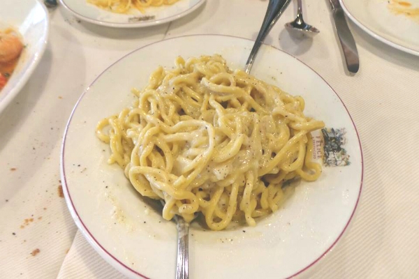 da felice trattoria tagliolini cacio e pepe migliori di roma testaccio cucina romana classifica cinque mie trattorie preferite di testaccio secondo posto