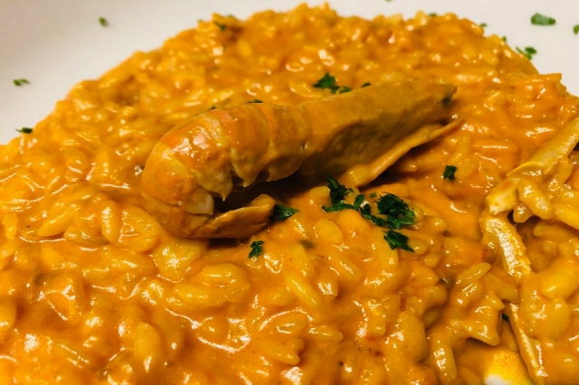 taverna cestia risotto alla crema di scampi dove andare a mangiare i migliori risotti di roma piramide