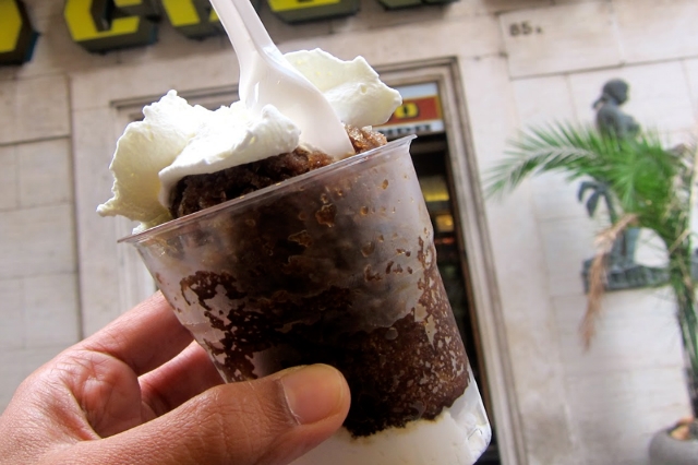 granita di caffè con panna tazza d'oro roma migliori granite e grattachecche a roma estate 2017