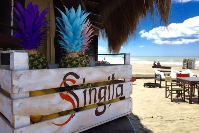 compleanno in spiaggia vicino roma singita fregene