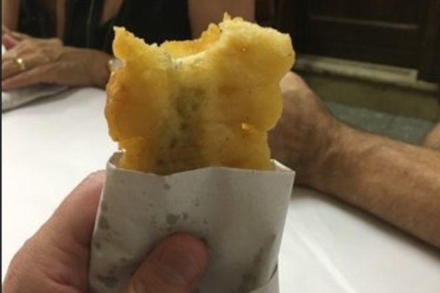 cartoccio fritti baccala roma