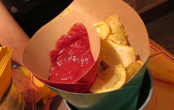 patatine fritte in cartoccio