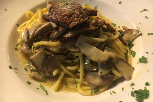 tonnarelli porcini straforno