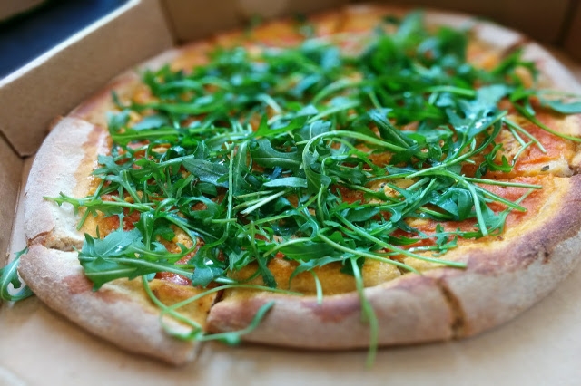 pizza venexiana vegana biologica bio granchio rucola venezia