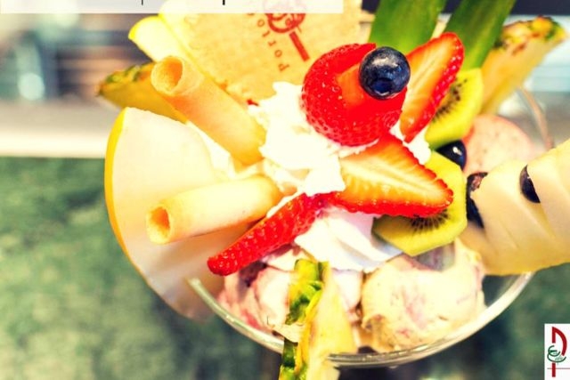 macedonia con gelato roma portofino