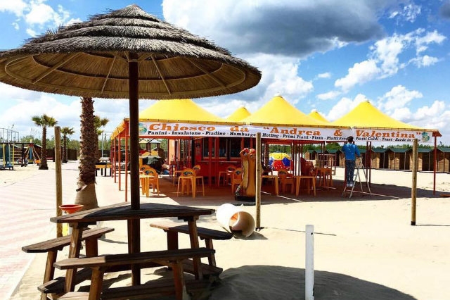 chiosco spiaggia veneto