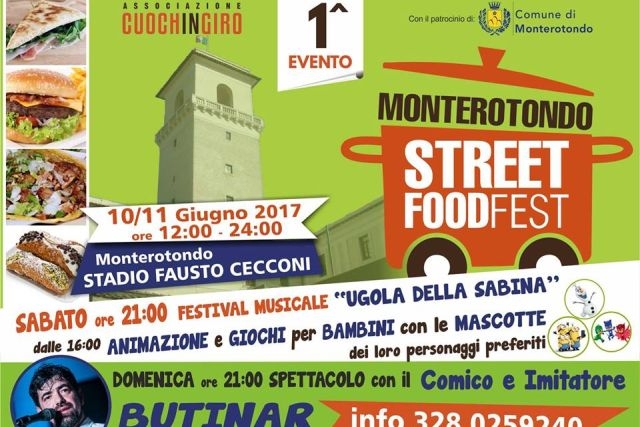 sagre giugno 2017 lazio monterotondo street food fest